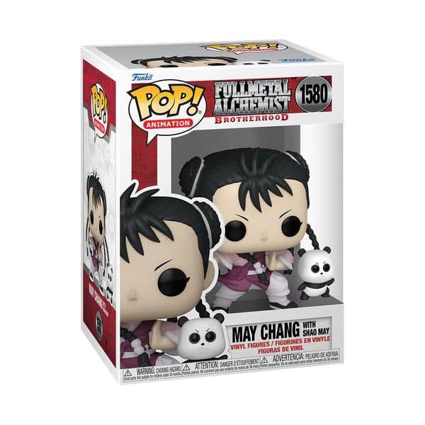 Fullmetal Alchemist Brotherhood POP & Buddy! Animation Vinyl Figure May Chang w/Panda 9 cm
