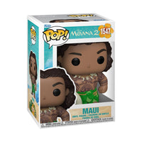 Moana 2 POP! & Buddy Vinyl Figure Maui with Fish Hook 9 cm