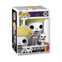 Nightmare before Christmas POP! Disney Vinyl Figure Jack w/Zero(Beach) 9 cm