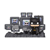 Batman 85th Anniversary POP Moments Deluxe Vinyl Figures Batman in Batcave 9 cm