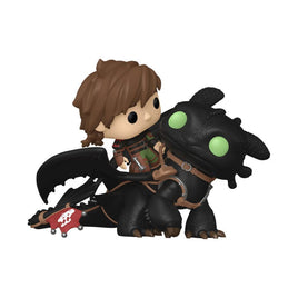 How to Train Your Dragon POP! Rides Deluxe Vinyl Hiccup w/Toothless 9 cm