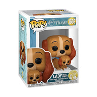 Lady and the Tramp POP! Disney Vinyl Figure Lady w/puppy 9 cm