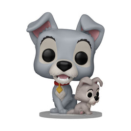 Lady and the Tramp POP! Disney Vinyl Figure Tramp w/puppy 9 cm