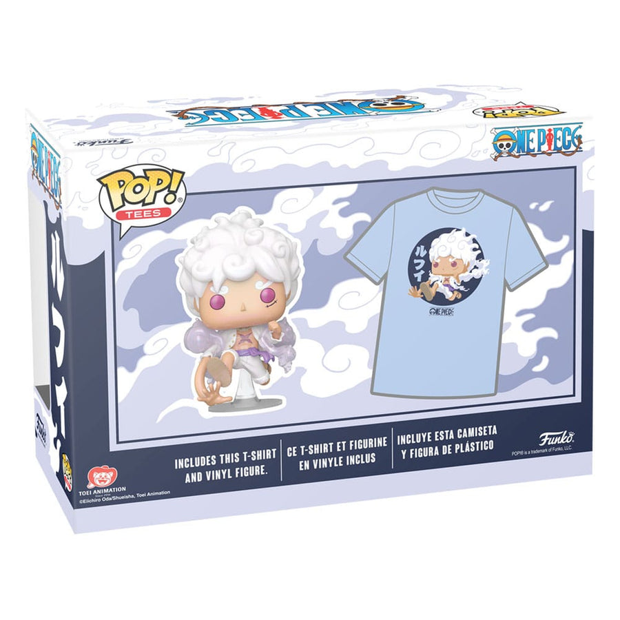 One Piece POP! & Tee Box Luffy Fifth Gear Size S