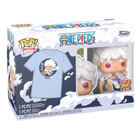 One Piece POP! & Tee Box Luffy Fifth Gear Size S