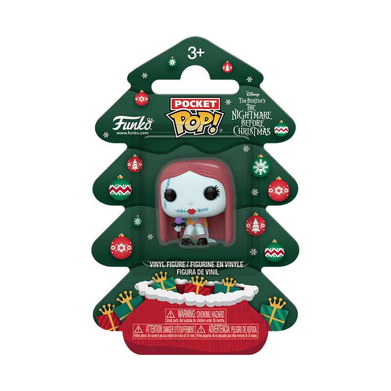 Nightmare before Christmas Holiday 2025 Pocket POP! Vinyl Keychains Sally Tree Holiday Box 4 cm