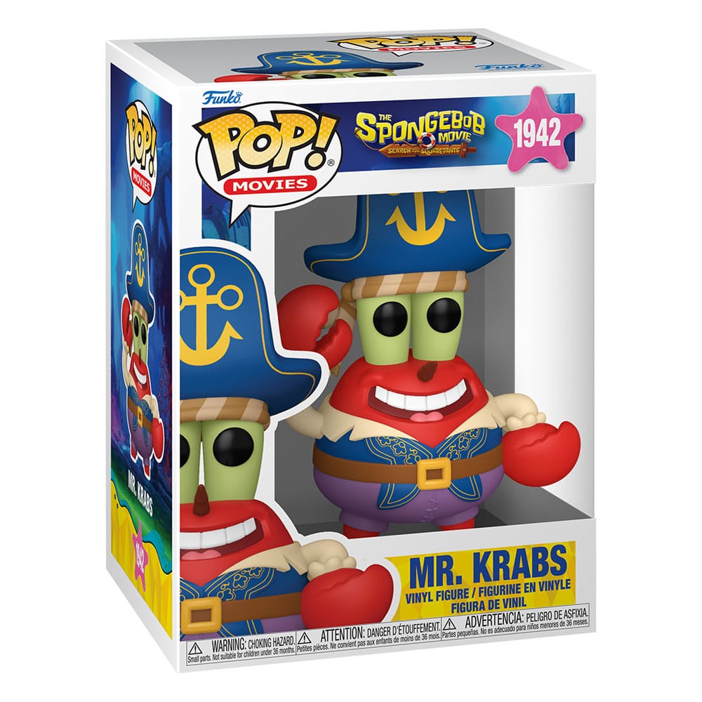 SpongeBob SquarePants POP! Vinyl Figure Mr. Krabs (Pirate) 9 cm