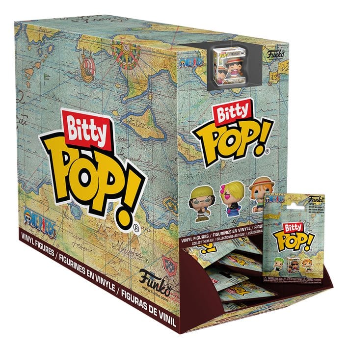 One Piece Bitty POP! Vinyl Figure Display (32) PDQ 2,5 cm