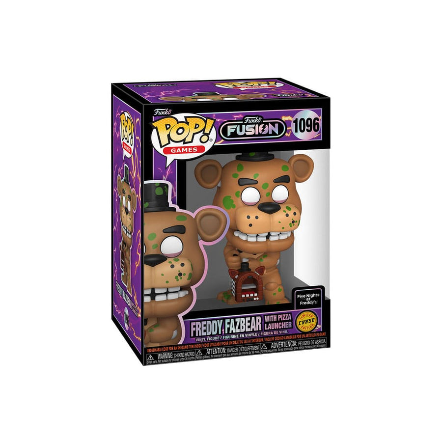 Funko Fusion POP! Games Vinyl Figures Freddy Fazbear with Pizza Launcher w/CH 9 cm Assortment (6)