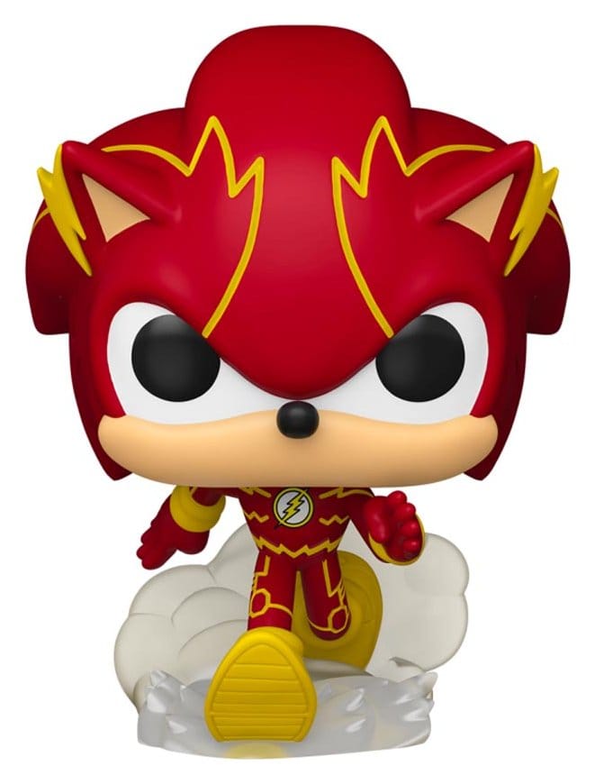 DC x Sonic the Hedgehog POP! Heroes Vinyl Figure Sonic as The Flash 9 cm