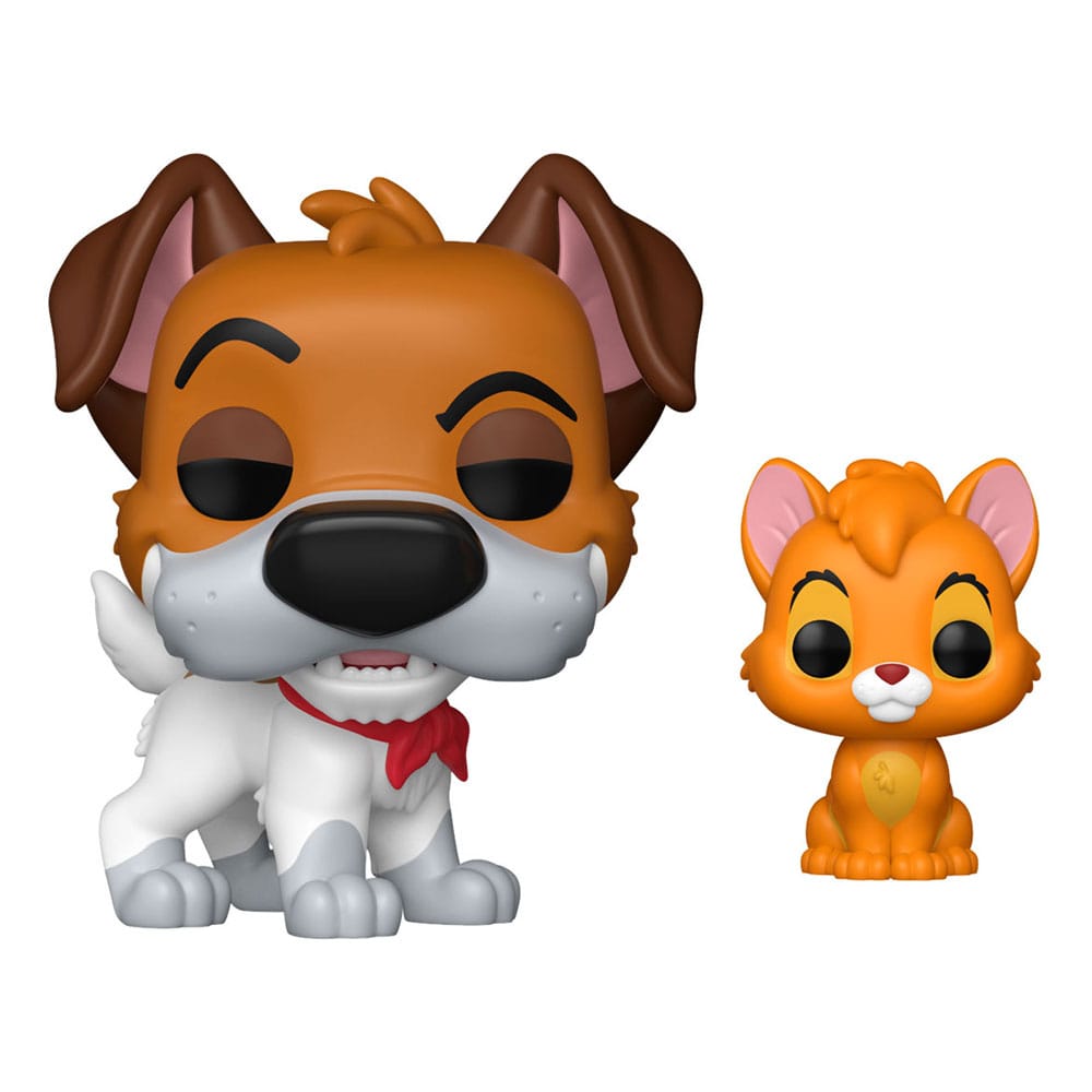 Oliver & Co. POP!&Buddy Movies Vinyl Figures Dodger w/Oliver w/Chase 9 cm Assortment (6)