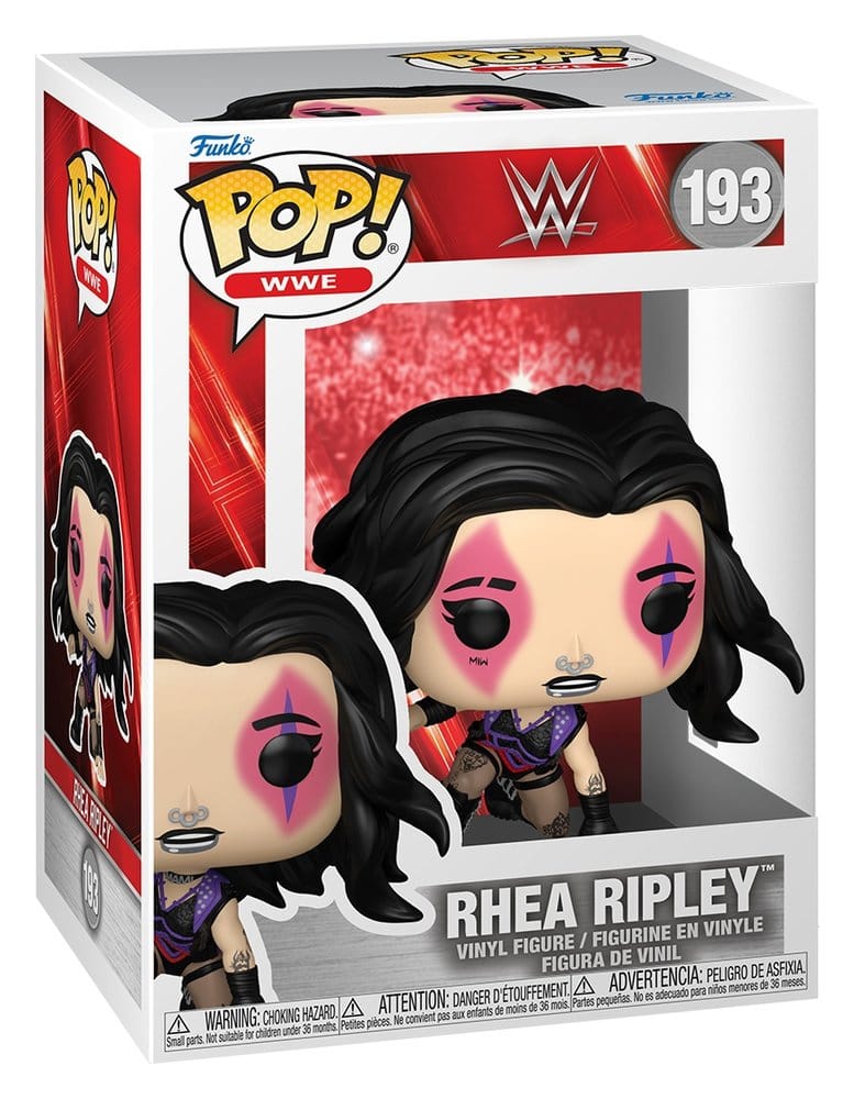 WWE POP! Vinyl Figures Rhea Ripley (WrestleMania XL) with Chase 9 cm Assortment (6)