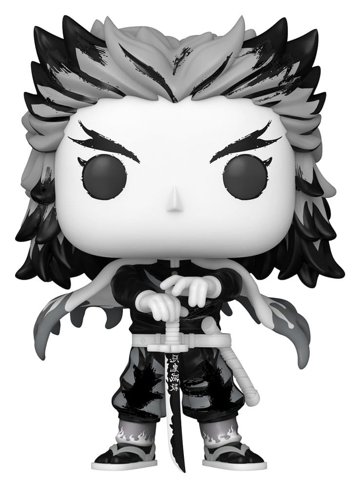 Demon Slayer: Kimetsu no Yaiba POP! Animation Vinyl Figures Rengoku(Sumi-Ink) 9 cm