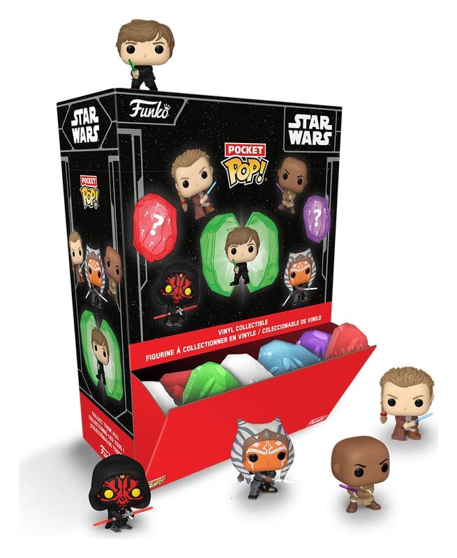 Star Wars Mystery Pocket POP! Vinyl Figure Kyber Crystals 4 cm Display (12)