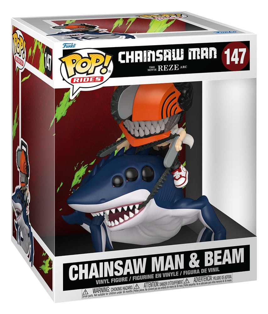 Chainsaw Man POP! Rides Deluxe Vinyl Figure CSM & Beam 15 cm