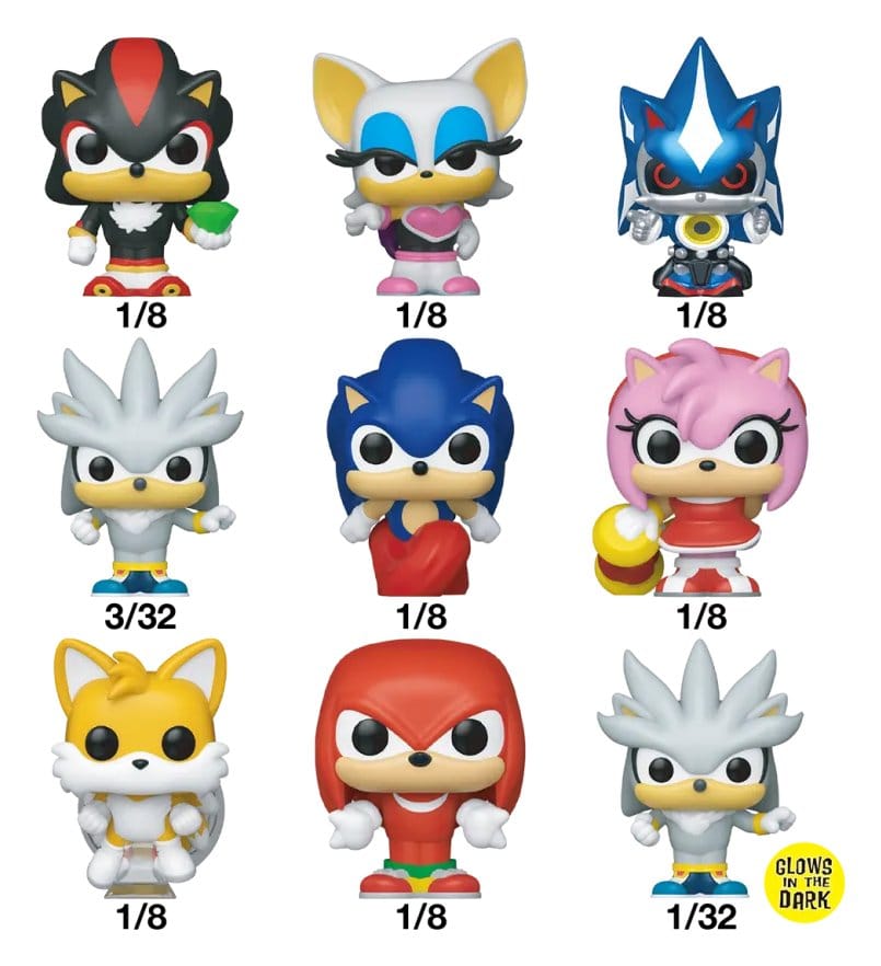 Sonic the Hedgehog Bitty POP! Vinyl Figures 2 cm Display (32)