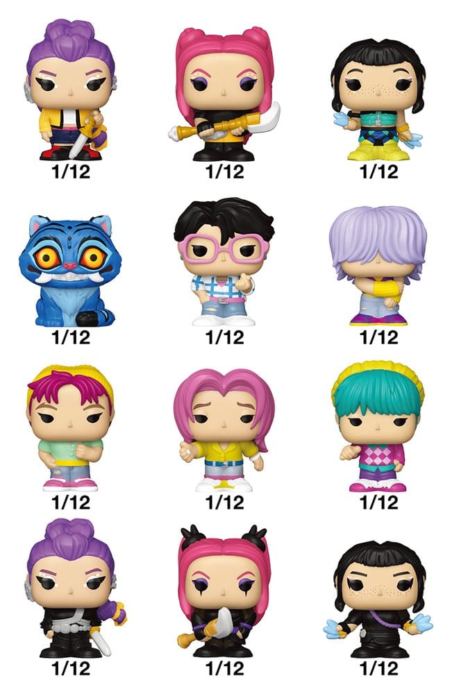 KPop Demon Hunters Bitty POP! Vinyl Figure Display (24) PDQ 2,5 cm