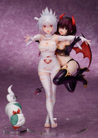 Ayakashi Triangle PVC Statue Matsuri Kazamaki & Suzu Kanade & Shirogane 25 cm