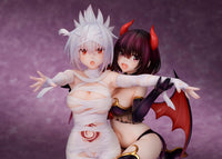 Ayakashi Triangle PVC Statue Matsuri Kazamaki & Suzu Kanade & Shirogane 25 cm