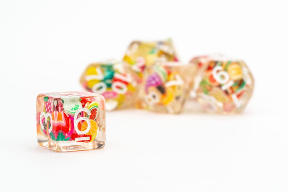 FanRoll  Dice Set Fruit (7)