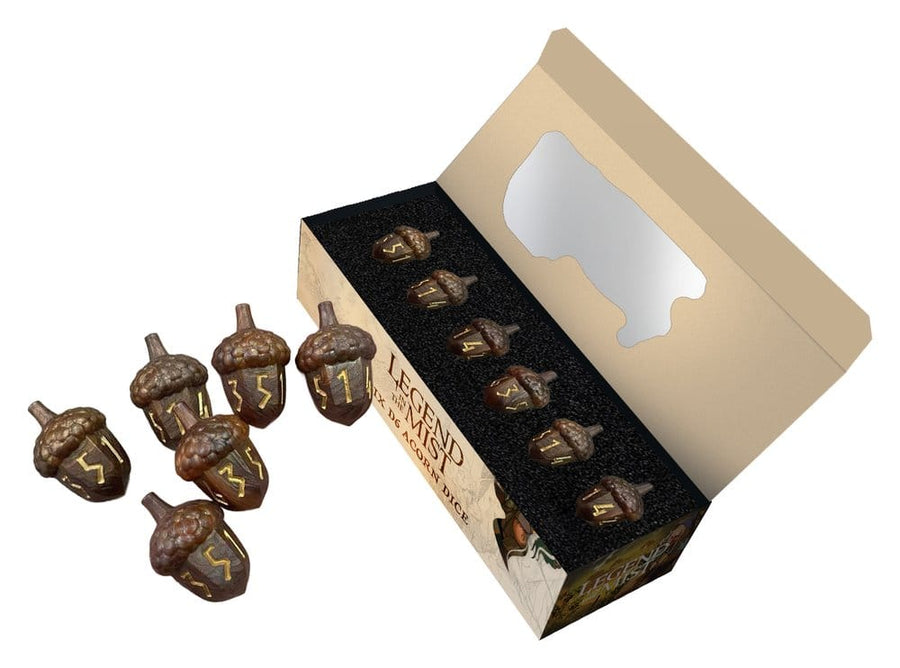 FanRoll Legend in the Mist Dice Set D6 Resin Acorn (6)