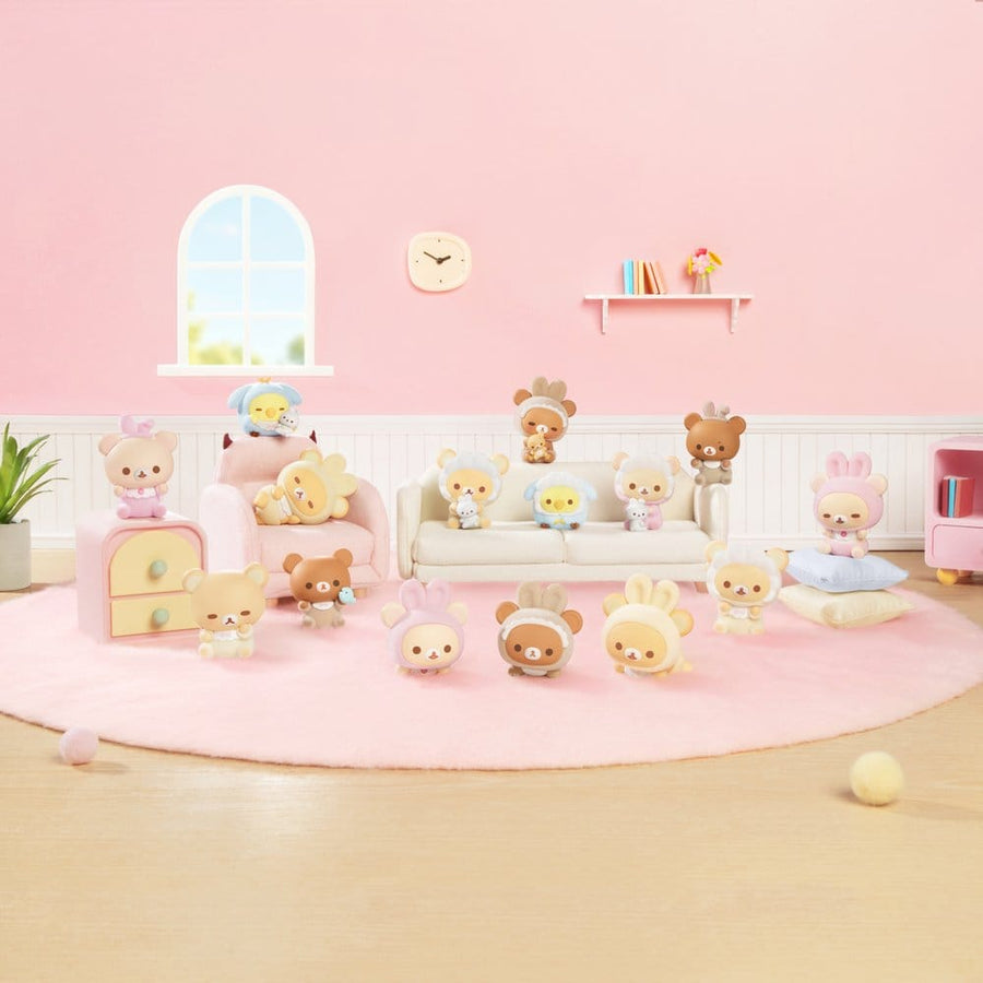 Rilakkuma Nuonuo Baby Series Blind Box Mini Figures Cubby Face Display (4)