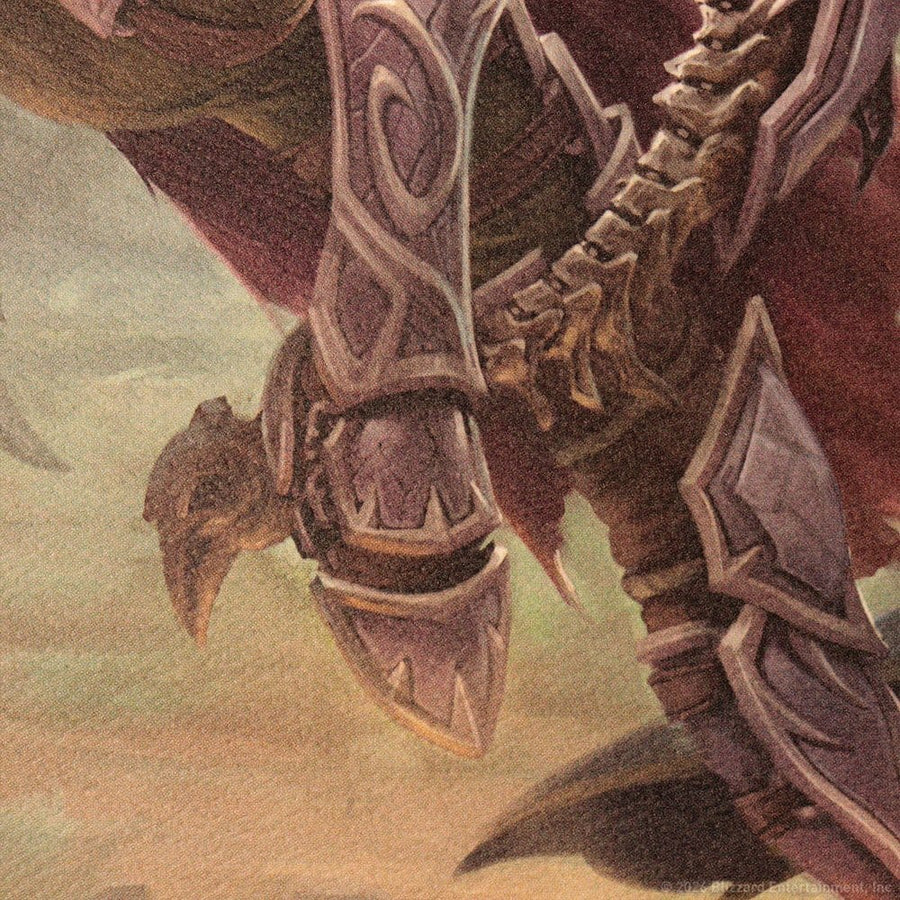 World of Warcraft Art Print Sylvanas vs Anduin Wrynn Limited Edition 42 x 30 cm