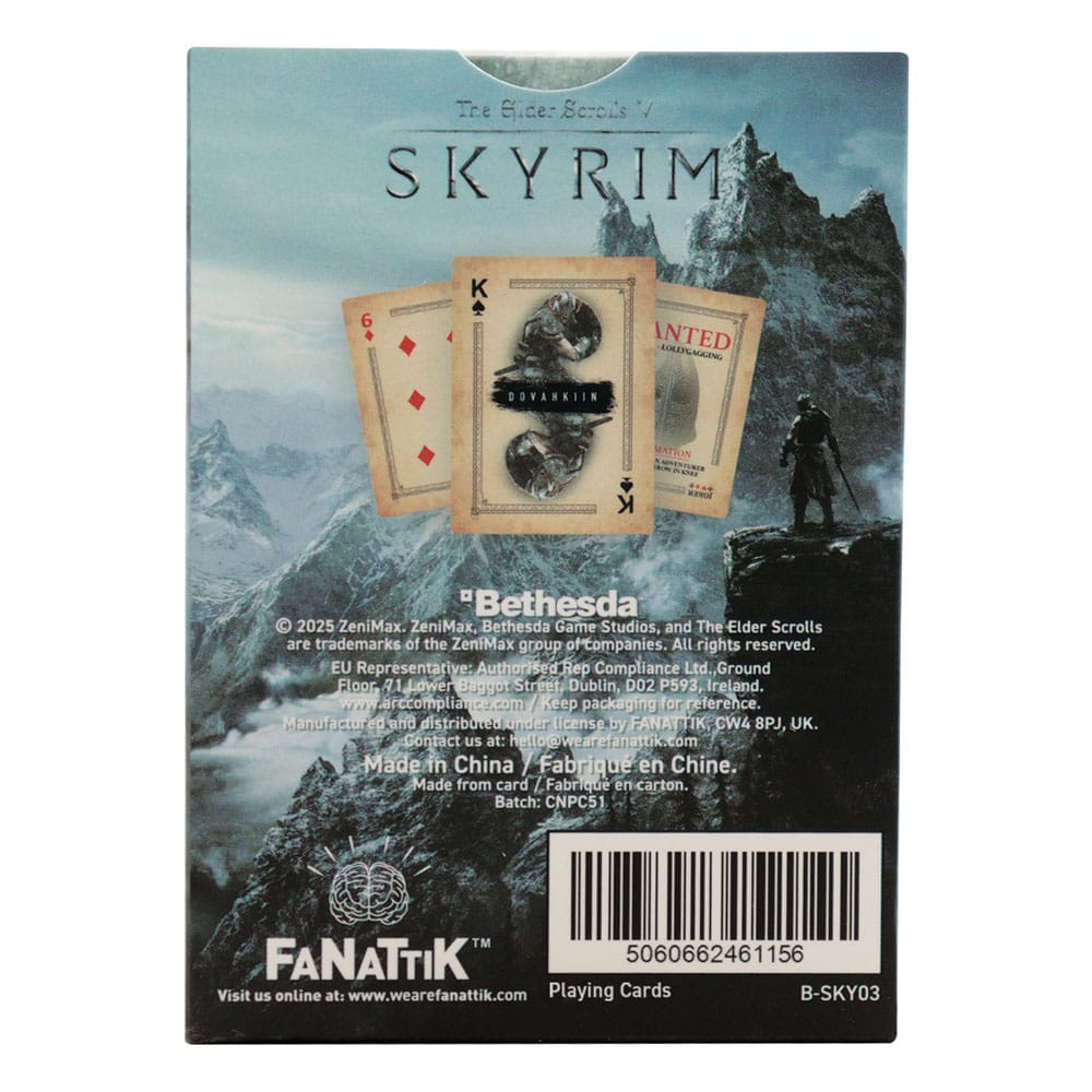 Elder Scrolls Skyrim Playing Cards Display (12)