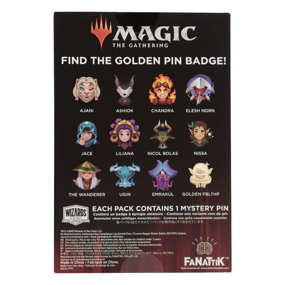 Magic: The Gathering World Pin Badge Mystery Pin Badge Display (12)