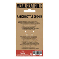 Metal Gear Solid Bottle Opener Solid Ration 8 cm