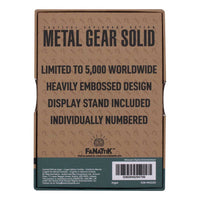 Metal Gear Solid 2 Ingot Raiden Limited Edition