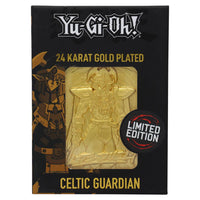 Yu-Gi-Oh! Replica Card Celtic Guardian (gold plated)