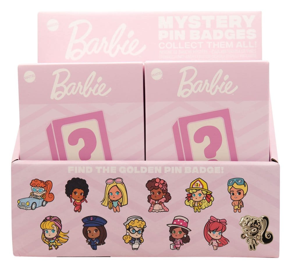 Barbie Mystery Pin Badges Blind Box Display (12)