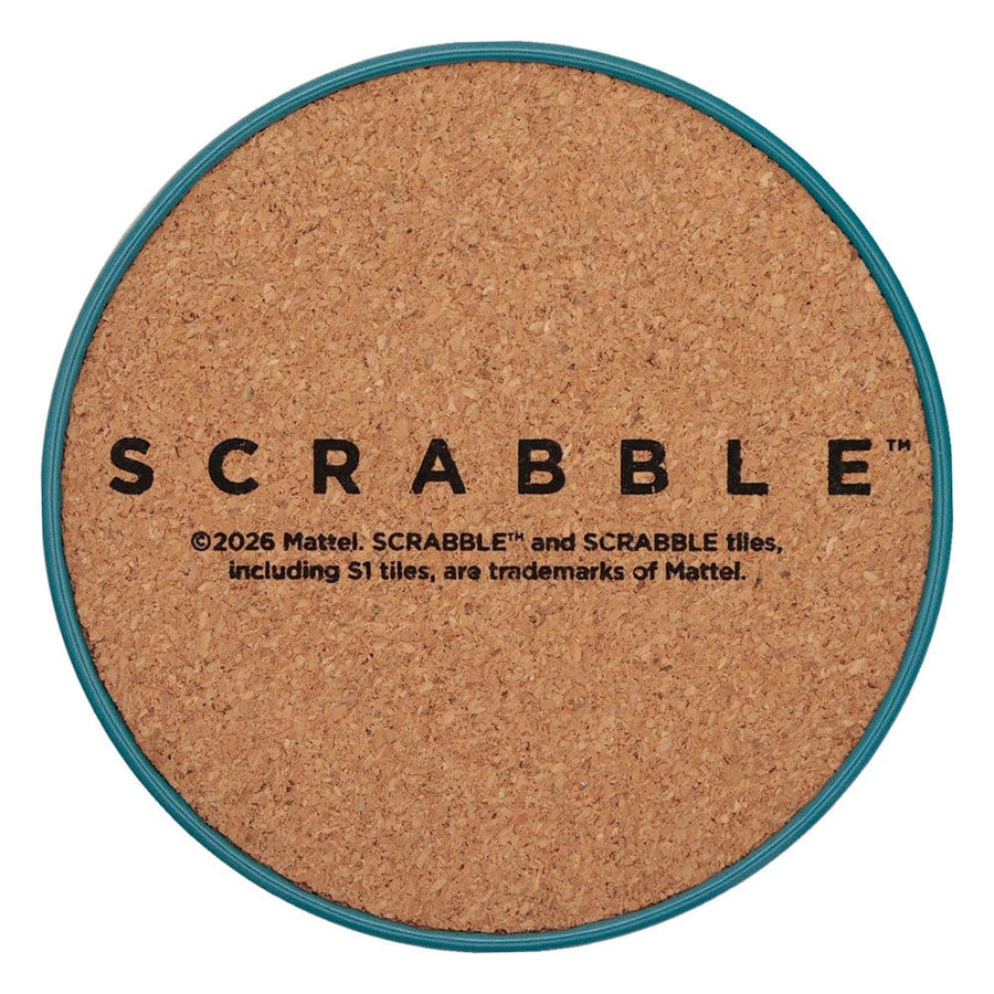 Scrabble Coaster 4-Pack Printed Metal