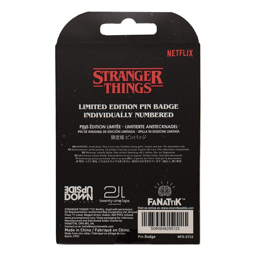 Stranger Things Pin Badge Castle Byers Limited Edition