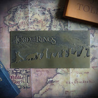 Lord of the Rings The Fellowship Plaque Limited Edition