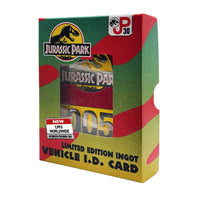 Jurassic Park Metal Card 30th Anniversary Jeep Limited Edition