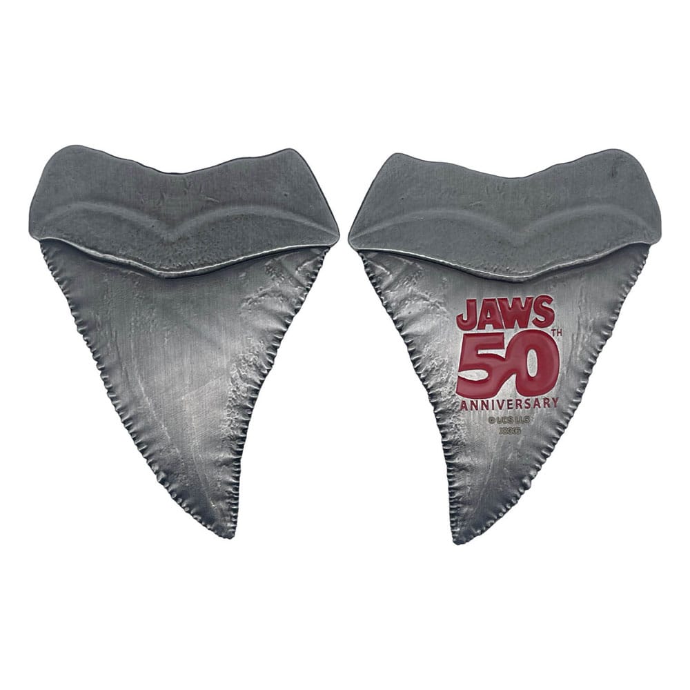 Jaws Medallion 50th Anniversary Shark Tooth