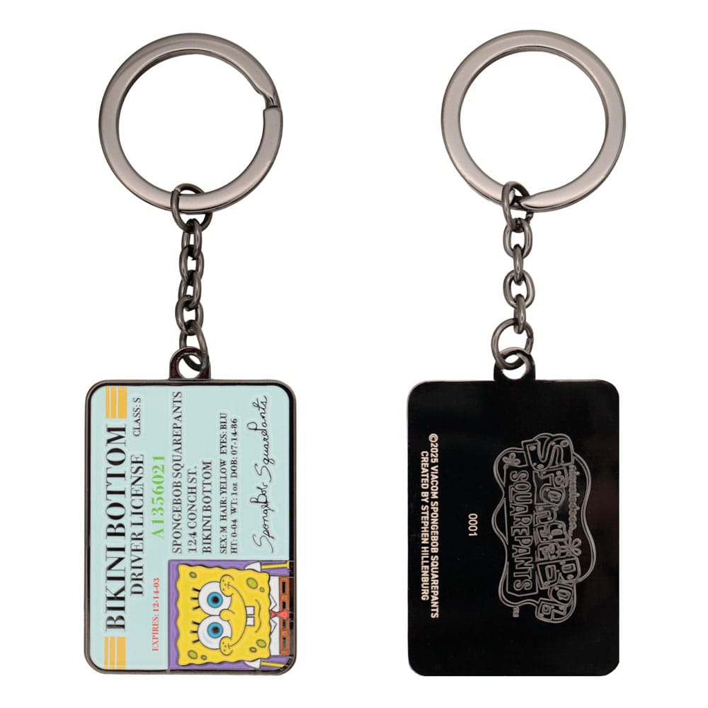 SpongeBob Squarepants Keychain Driver License Limited Edition