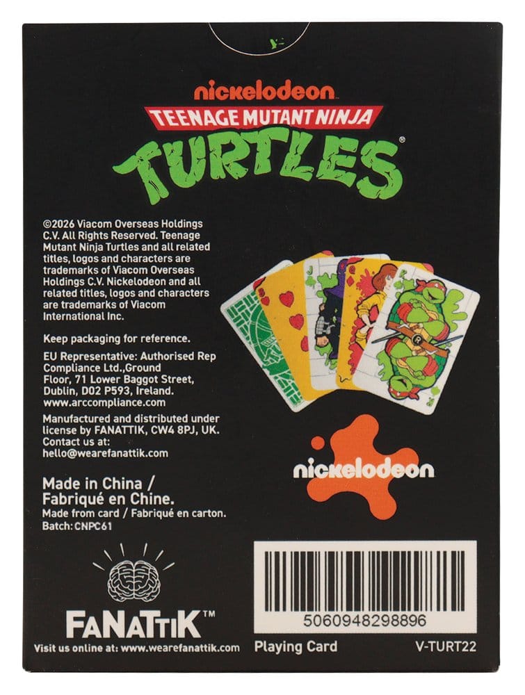Teenage Mutant Ninja Turtles Playing Cards Display (12)