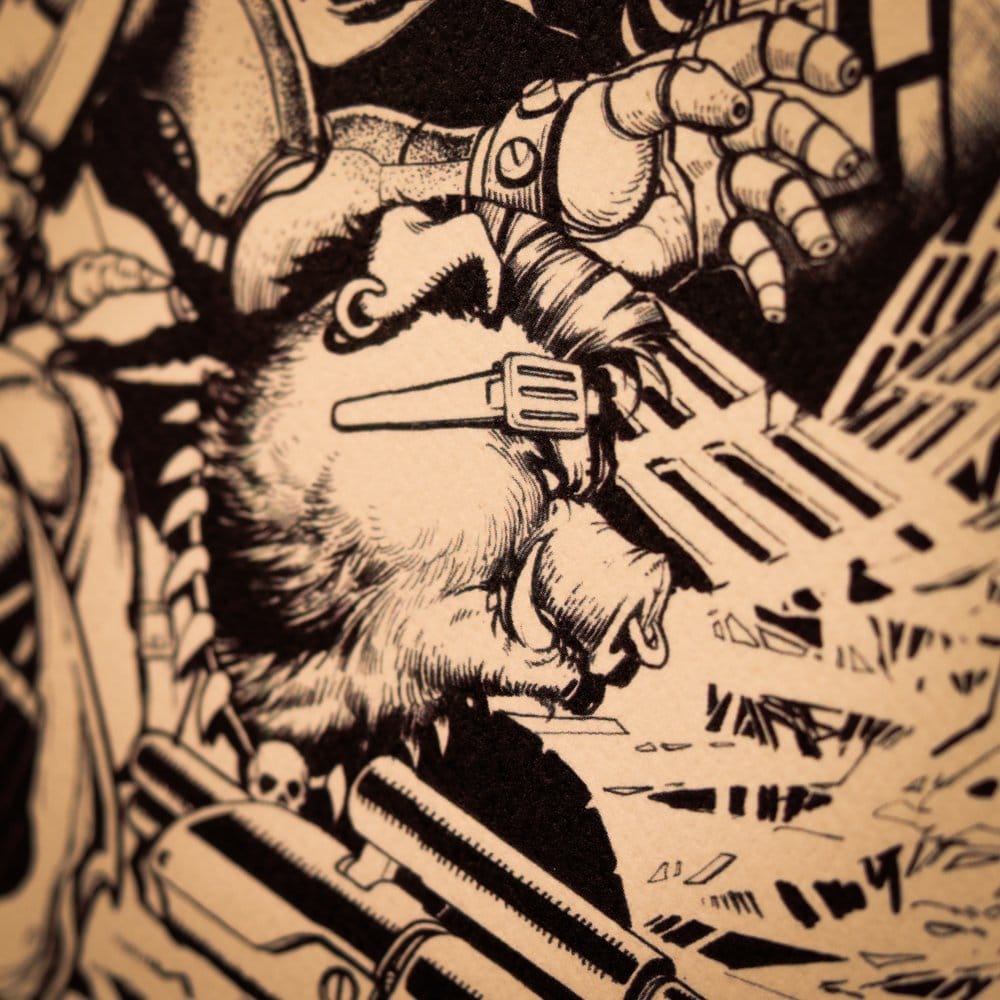 Teenage Mutant Ninja Turtles Art Print Comic Limited Edition 42 x 30 cm