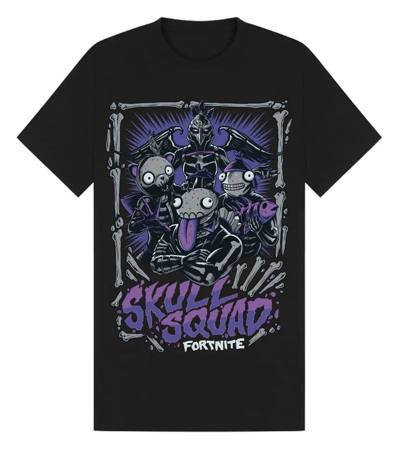 Fortnite T-Shirt Skull Squad Size M