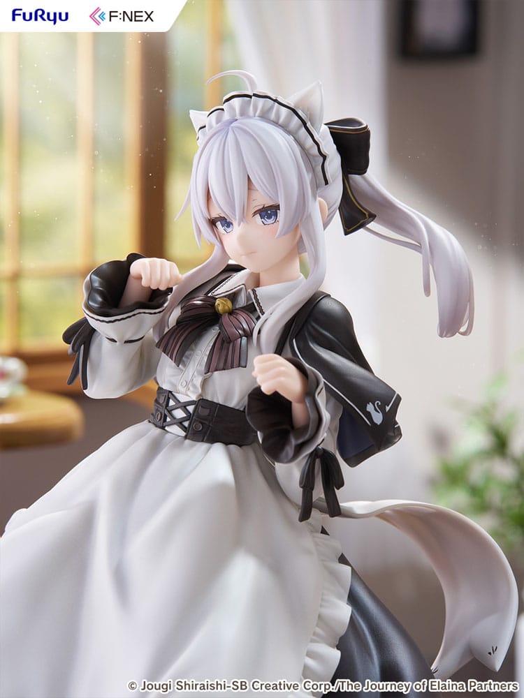 Wandering Witch: The Journey of Elaina F:NEX PVC Statue 1/7 Elaina Maid costume with cat ears Ver. 24 cm