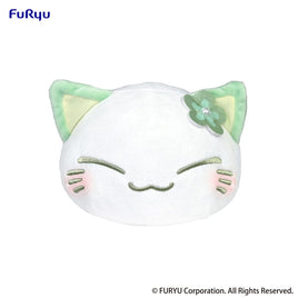 Nemuneko Cat - Plush Figure - Green 18 cm