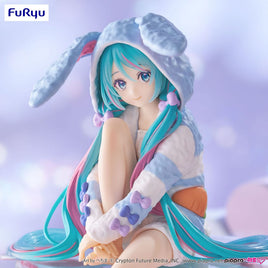 Hatsune Miku (Vocaloid) Noodle Stopper, Rabbit Ear Hood Pajama Blue Color Version