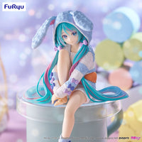 Hatsune Miku (Vocaloid) Noodle Stopper, Rabbit Ear Hood Pajama Blue Color Version