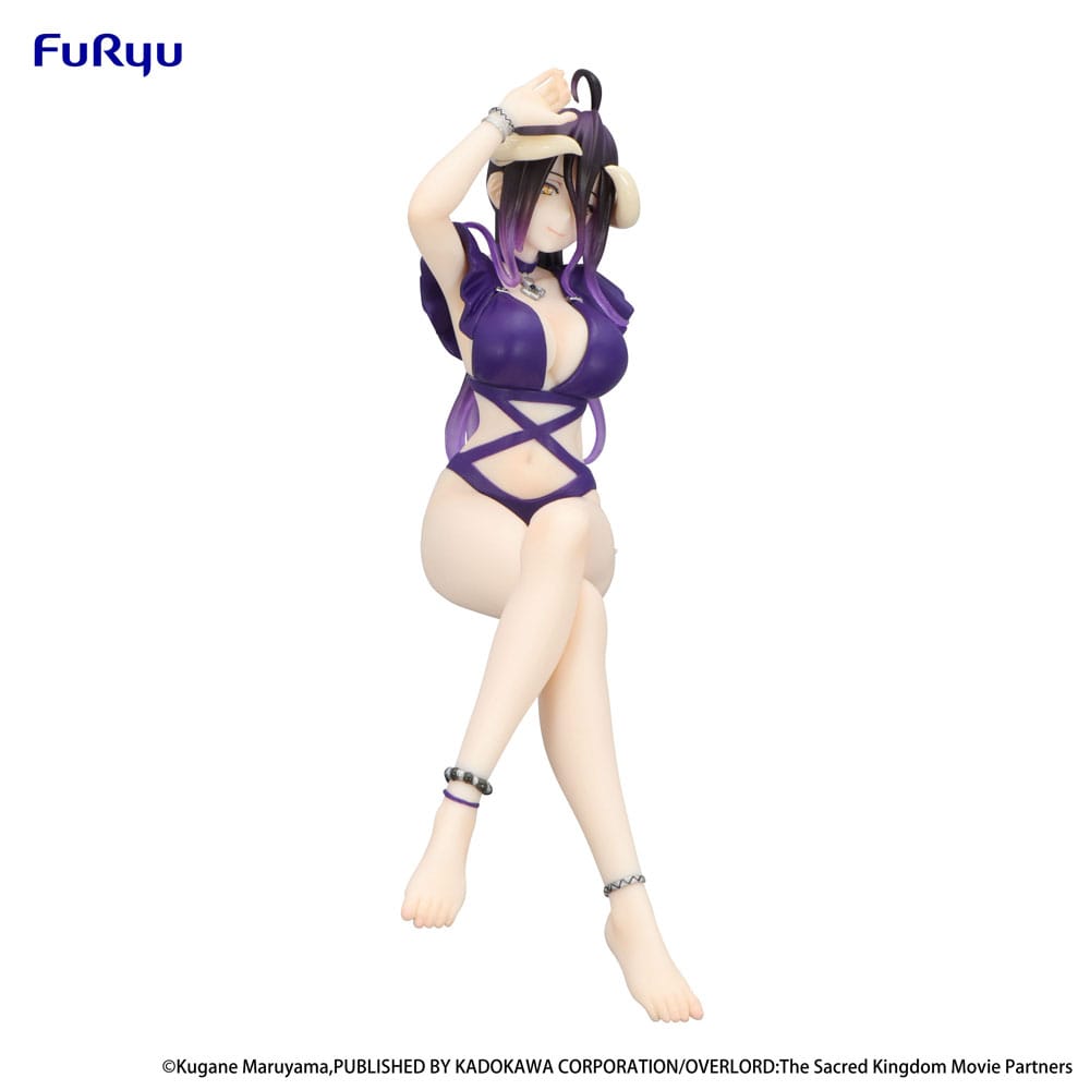 Albedo (Overlord) Noodle Stopper, Swimsuit Dark Purple Color Version