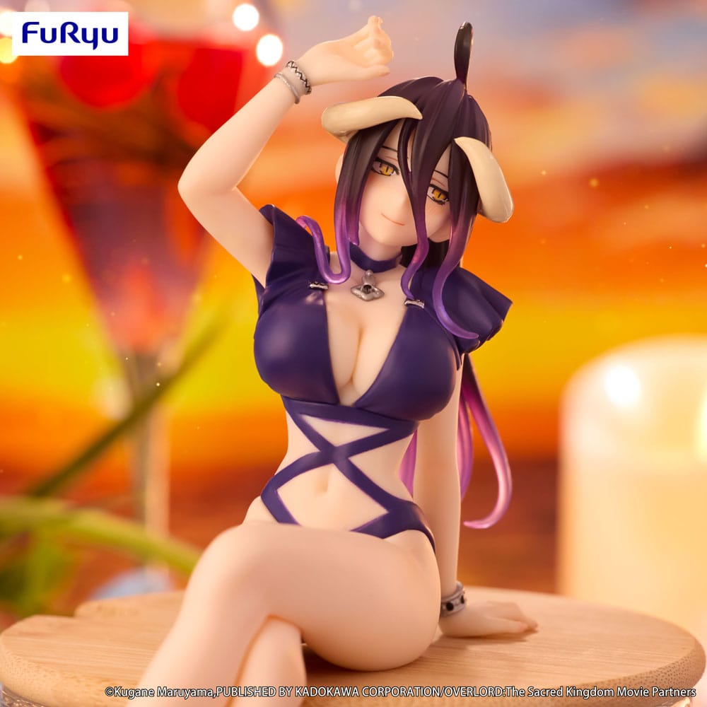 Albedo (Overlord) Noodle Stopper, Swimsuit Dark Purple Color Version