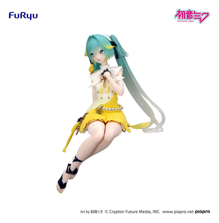 Hatsune Miku Noodle Stopper PVC Statue Canary Bird EU exclusive 14 cm
