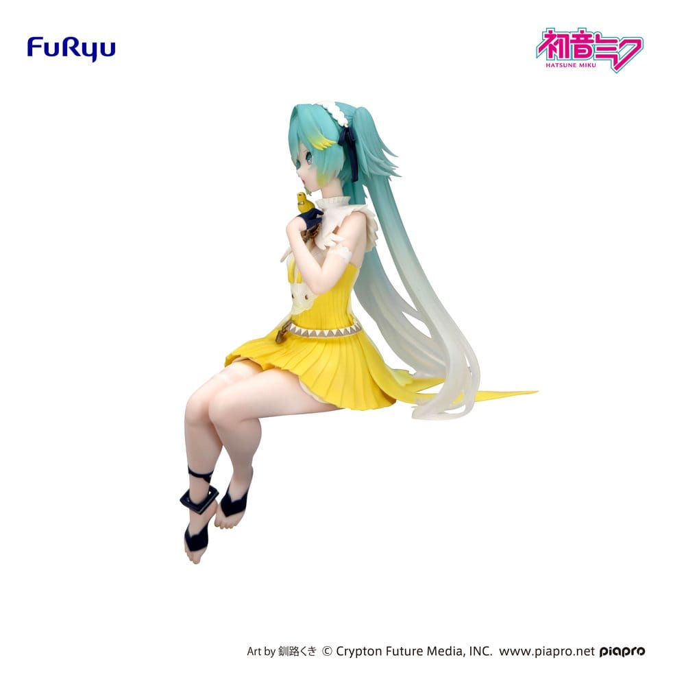 Hatsune Miku Noodle Stopper PVC Statue Canary Bird EU exclusive 14 cm